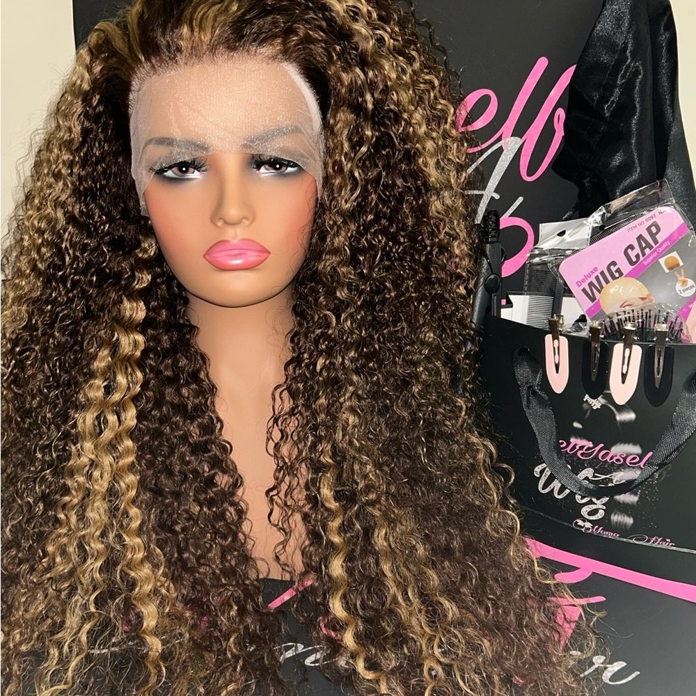 Curly Brown Wig